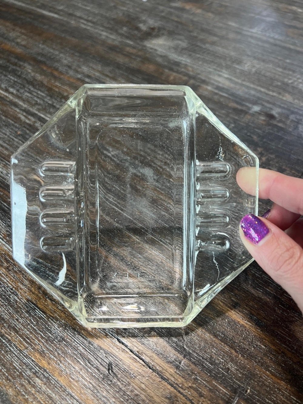 Vintage Octagonal Ashtray